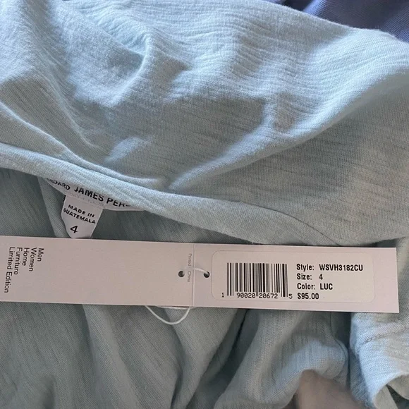 NWT James Perse Women's Short Sleeve slub Tee - Picture 8 of 9